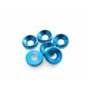 RONDELLE SVASATE CONICHE IN ALLUMINIO 3mm (6) BLU - 111003B