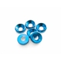RONDELLE SVASATE CONICHE IN ALLUMINIO 3mm (6) BLU2 - 111003B