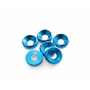 RONDELLE SVASATE CONICHE IN ALLUMINIO 3mm (6) BLU2 - 111003B