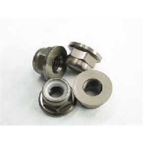 DADO FRENATO FLANGIATO IN ALLUMINIO 5mm ARGENTO DADO FRENATO FLANGIATO IN ALLUMINIO 5mm ARGENTO - 111049S