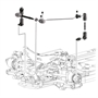 KF E4 Set Barra antirollio su cuscinetti - K2102