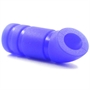 MANICOTTO SCARICO IN SILICONE PROFILO A "J" X MOTORI 2,1 BLU - 119024B