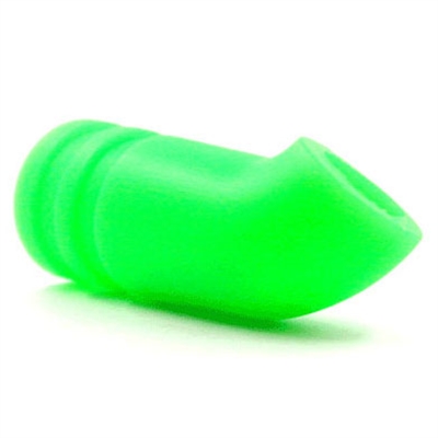 MANICOTTO SCARICO IN SILICONE PROFILO A "J" X MOTORI 3,5 VERDE - 119023G