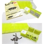 Yeah Racing scatolina porta minuteria piccola (21 slot) colore giallo 168x80x20 - YA-0652