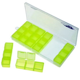 Yeah Racing scatolina porta minuteria piccola (21 slot) colore giallo 179x80x20 Yeah Racing scatolina porta minuteria piccola (21 slot) colore giallo 179x80x20 - YA-0323