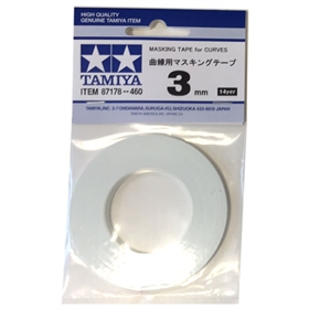 TAMIYA nastro masking per curve spessore 3mm TAMIYA nastro masking per curve spessore 3mm - TA87178
