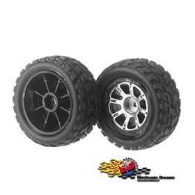 RK / WL coppia cerchi con gomme (2) SX RK / WL coppia cerchi con gomme (2) SX - A949-01