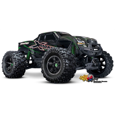 TRAXXAS XMAXX 8S MONSTER TRUCK "GREEN EDITION" TSM - TXX77086-4G