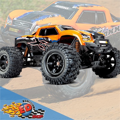 TRAXXAS XMAXX 8S MONSTER TRUCK "ORANGE-X EDITION" TSM - TXX77086-4-ORNGX