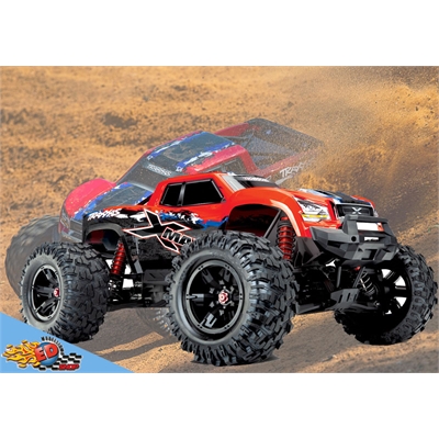 TRAXXAS XMAXX 8S MONSTER TRUCK "RED-X EDITION" TSM - TXX77086-4-REDX