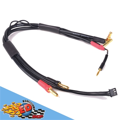 MonkeyKingRc Cavo professionale per ricarica batterie 2S XH 30mm NERO 30cm 12AWG - MK5578