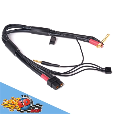 MonkeyKingRc Cavo professionale per ricarica batterie XT60-2SXH 30mm NERO 30cm 12AWG - MK5584