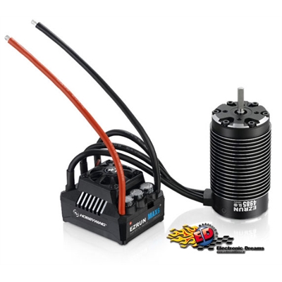 Hobbywing EZRUN COMBO MAX6 V3 160A. + EZRUN-SL-4985-1650kv -1/6 Off-Road Monster Truggy - Light Load - HW38010801