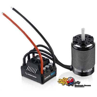 Hobbywing EZRUN COMBO MAX6 V3 160A. + EZRUN-SL-5687-1100kv -1/5 Off-Road Monster Truggy - Heavy Load - HW38010802