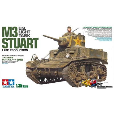 TAMIYA US Tank M3 Stuart Late Production 1/35 - TA35360