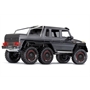 TRAXXAS TRX-6 Mercedes-Benz G 63 AMG 6x6 Trail Crawler con Kit Luci- GRIGIO9 - TXX88096-4-SLVR