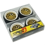 Yeah Racing Spec D gomme da DRIFT offset +6 LS cerchio BBS Oro con canale Bianco (4)2 - WL-0088