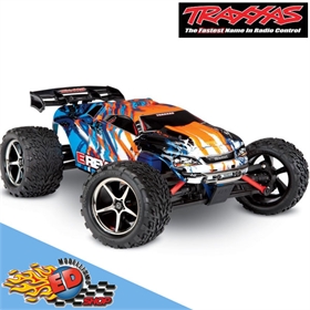 TRAXXAS E-REVO 4WD Monster Truck 1/16 RTR ORANGE TRAXXAS E-REVO 4WD Monster Truck 1/16 RTR ORANGE - TXX71054-1