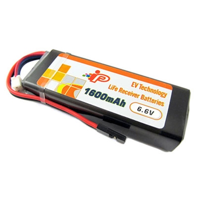 INTELLECT 1600/1C 2S-SQ Flat batteria LiFe RX/TX 6,6v. 80x30x17mm - IPLFP752880-2S