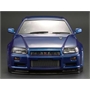 KillerBody Carrozzeria Nissan Skyline R34 195mm Metallic Blue5 - KB48716