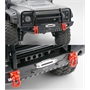 Yeah Racing Paraurti in Alluminio con luci Led Anteriore NERO TRAXXAS TRX-4 / SCX10 / II / HPI VENTU2 - TRX4-032BK