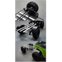 Yeah Racing carrello a 2 ruote NERO in acciaio con balestre per trasporto Moto Jeep Crawler2 - YA-0506