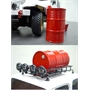 Yeah Racing Fusto 200lt in metallo colore Rosso per Jeep e Crawler scala 1/102 - YA-0353