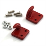 Yeah Racing ganci traino rosso per scaler con viti per montaggio (2) - YA-0379RD