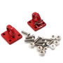 Yeah Racing Gancio per traino automatico 4 bulloni colore ROSSO per Jeep e Crawler scala 1/10 (2) - YA-0462RD