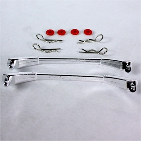 Yeah Racing kit barre cromate per Jeep e Crawler Yeah Racing kit barre cromate per Jeep e Crawler - YA-0247SV