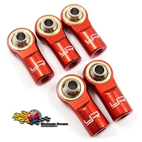 Yeah Racing Uniball in alluminio con sfera in acciaio e boccola in bronzo x barre M3 ROSSO Yeah Racing Uniball in alluminio con sfera in acciaio e boccola in bronzo x barre M3 ROSSO - YA-0550RD