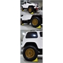 Yeah Racing zeppe per bloccaggio ruote GIALLE Jeep Scaler2 - YA-0383
