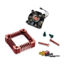 Hobbywing Ventola con adattatore in alluminio ROSSO x XR10 Pro G2 30850304 - HW30850304