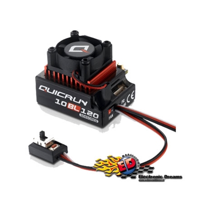 Hobbywing QUICRUN 10BL120S 120/760A. 2-3S regolatore elettronico sensored 30125000 - HW30125000