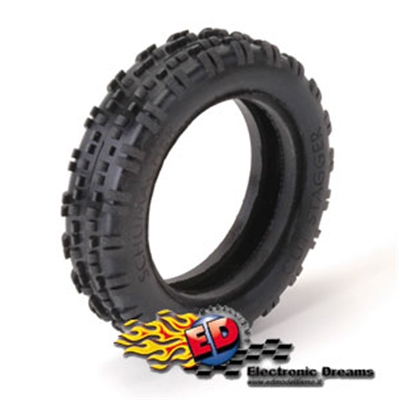 Schumacher gomme CUT STAGGER YELLOW SLIM 1/10 Off-Road - U6759