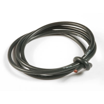 TQ Racing TQ13 cavo in silicone e conduttore in rame 13AWG NERO (cm 91,5) 1290 filamenti - TQ1331