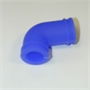 Raccordo Filtro aria 1/8 in silicone BLU - 119011B