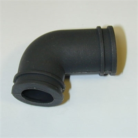 Raccordo Filtro aria 1/8 in silicone NERO Raccordo Filtro aria 1/8 in silicone NERO - 119011BK