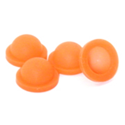 G4 MEMBRANE AMMORTIZZATORI (4) IN SILICONE ARANCIO - 502131O