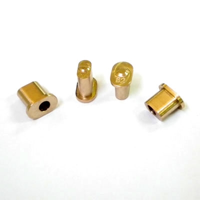 HK1 set B inserti centri rollio (4) in ottone - HK509B-CO