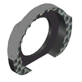 Supporto cuscinetto posteriore regolabile in carbonio 4mm DX Supporto cuscinetto posteriore regolabile in carbonio 4mm DX - HK110R