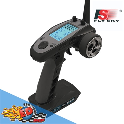 FLY SKY FS-GT5 RX BS6 6CH 2.4ghz Radiocomando a Volantino - FS600