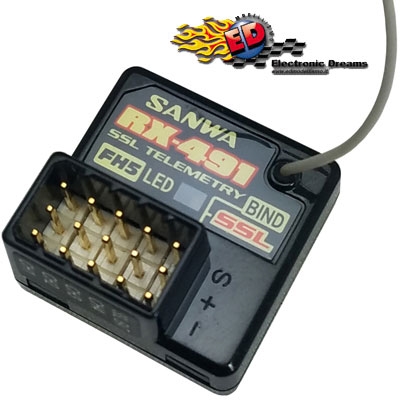 SANWA Ricevente RX CAR 491 FHSS5 4CH WP - 107A41353A