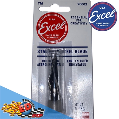 EXCEL USA Lame Cutter acciaio inossidabile #21 0.58cm (5) - EXL20021