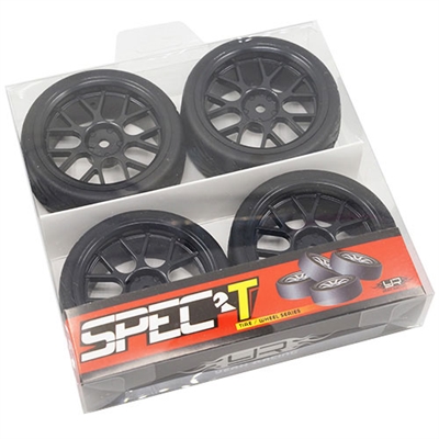 Yeah Racing Spec T CS gomme in lattice Touring scolpite offset +3 con cerchio a 14 raggi Black - WL-0109