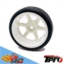 TPRO 1/10 TC Racing Premounted Tire Long Life 40sh (4)4 - TP440140WH