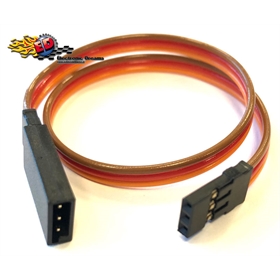 ED cavetto prolunga servo 250mm Futaba/maschio JR/femmina Gold 0.25mm ED cavetto prolunga servo 250mm Futaba/maschio JR/femmina Gold 0.25mm - ED-PJF250