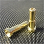 TQ Racing connettori testa piatta 4/5x15mm battery plug (2) GOLD - TQ2511