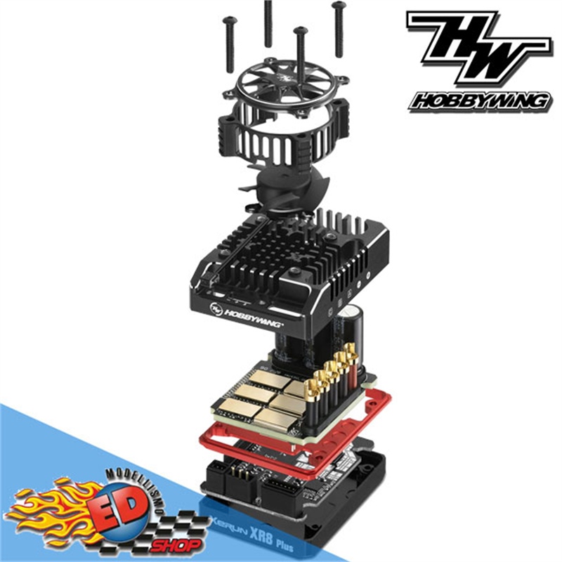 HOBBYWING★XeRun XR8-PLUS 150A 301133000 Hobbywing Xerun XR8 Plus Brushless Regler