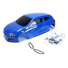 E4D SRC Drift carrozzeria verniciata blu con accessori E4D SRC Drift carrozzeria verniciata blu con accessori - 503368BA